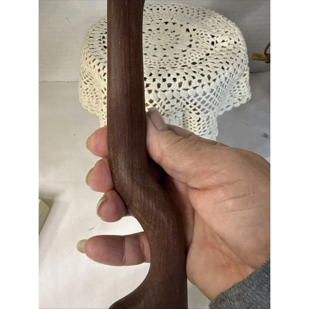 Handmade Long-Handled Beautiful Wood Spoon 11.75